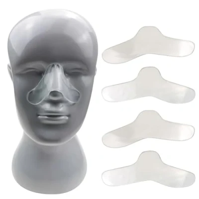 Image of 5Pcs Nasal Pad for CPAP Mask Silicone Gel Safe Soft Nose Pads Reduce Red Marks Face Guard