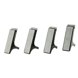 Image of Q Connect Executive Letter Tray Risers Black (Pack of 4) KF05565