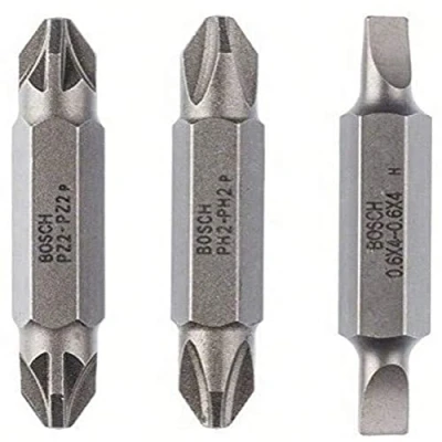 Image of Bosch 2607001744 Double Ended Bit Set (3 Piece)