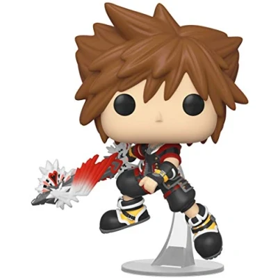 Image of Funko POP! Games: Kingdom Hearts 3 Sora With Shield Collectable Vinyl Figure Gift Idea Official Merchandise Toys for Kids &amp; Adults Video Games Fans Model Collectors and Display