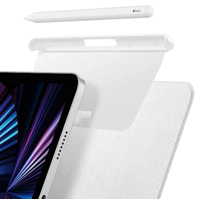 Image of Spigen DA20 Apple Pencil holder for Pro and 2nd generation Compatible with iPad 11&quot;/13&quot;, Air 11&quot;/13&quot; other series White