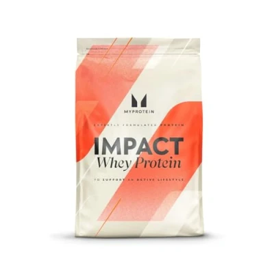 Image of MyProtein Impact Whey Protein Powder Banana Flavour 1kg, 23g of per Serving, Supports Muscle Building, Recovery &amp; Lean Maintenance 40 Servings