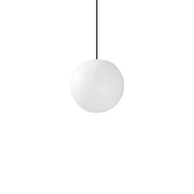 Image of Sole Globe Pendant Ceiling Light Opal IP44