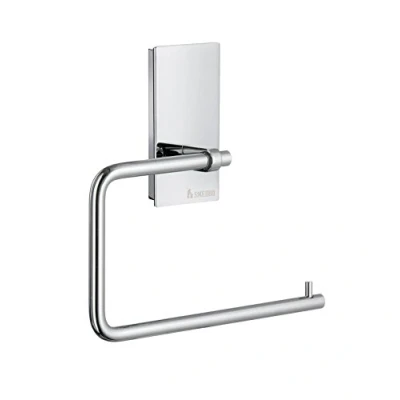 Image of Smedbo &quot;Pool&quot; Toilet Roll Holder without Lid, Polished Chrome,14 x 14 3.4 cm