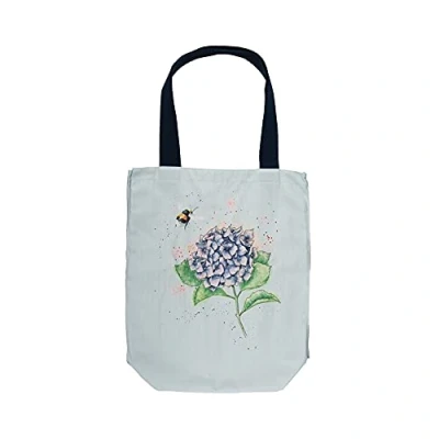 Image of Wrendale Designs &#039;Hydrangea&#039; Bee Canvas Tote Bag