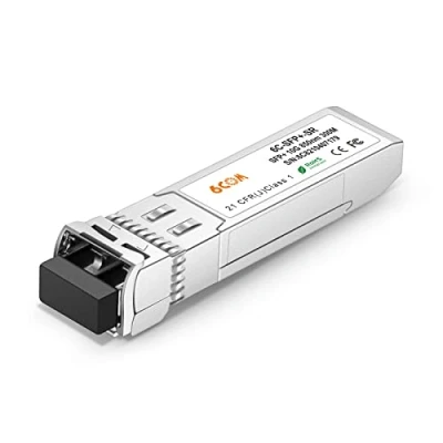 Image of 6COMGIGA 10 Gigabit SFP+ LC Multi Mode Transceiver Module, 10GBase SR Module for Ubiquiti UF MM 10G (DDM, 850nm, 300m)