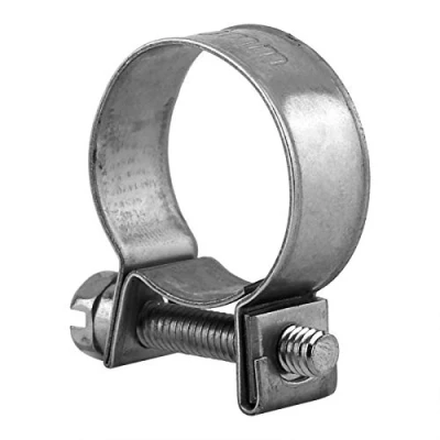 Image of 6 20mm T Bolt Clamp 304 Stainless Steel Pipe Heavy Duty Hose (Pack of 10)[18 20Mm]