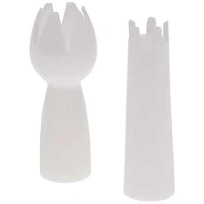 Image of IBILI CNW0102 Nozzle Set for Cream Whipper, PVC, White, 5 x 3 cm
