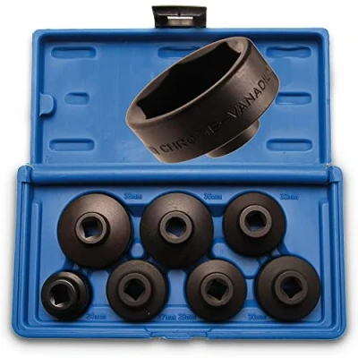 Image of BGS 8377 Oil Filter Wrench Set Ø 24 38 mm 7 pcs.