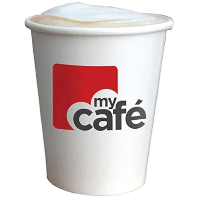 Image of Mycafe 12Oz Single Wall Hot Cups (Pack of 50) HVSWPA12V