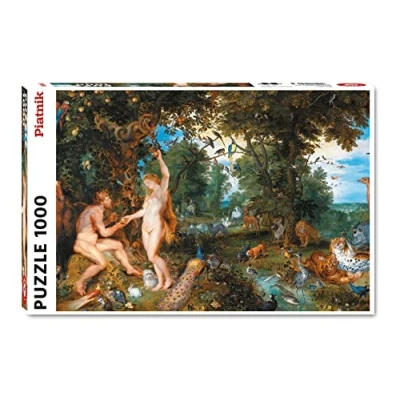 Image of Piatnik 5545 Rubens &amp; Brueghel d.Ä. The Garden of Eden 1000 Pieces, 68 x 48 cm