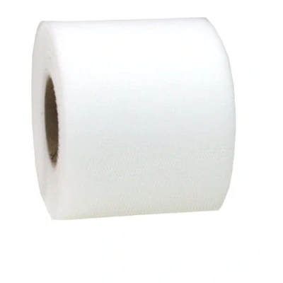 Image of C.E. Pattberg VERONA Decoration Ribbon white, 50 m Tulle Band For Wrapping And Decorating, 72 mm Width, Elegant Easter Decorations, Baby Showers, Christmas, Wedding, Car