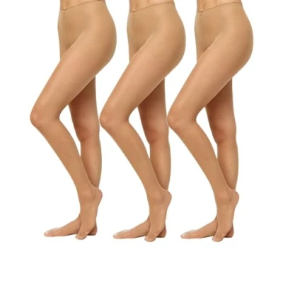 Image of Nur Die Women&#039;s 722201 Tights, 20 Den, Brown (Mandel 116)(Taille Fabricant: 54 56)