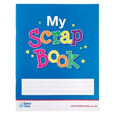 Image of Baker Ross FX830 Large Scrap Books Pack of 3, Arts and Crafts for Kids