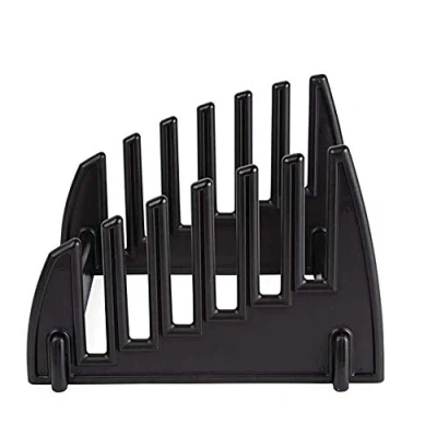 Image of Plastic Chopping Board Rack Stand 6 Slots for Cutting Boards Holder Storage