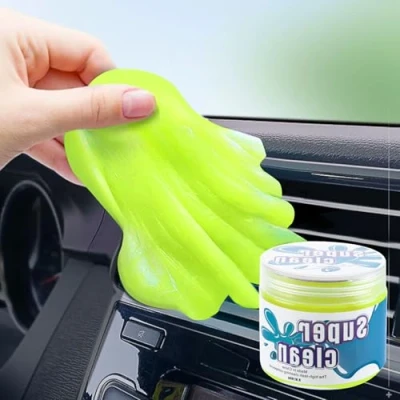 Image of ASelected Car Cleaning Gel Keyboard Duster Kit Universal Dust Remover Cleaner Yellow Putty Home and Office Electronics