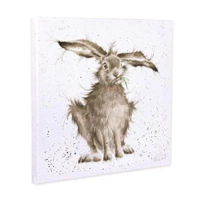Image of Wrendale Designs &#039;Hare Brained&#039; Small Canvas
