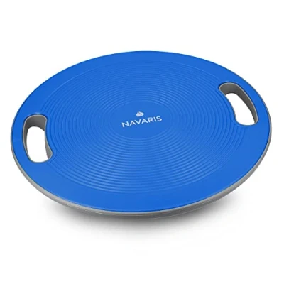 Image of Navaris Balance Board 40cm / 15.7&quot; Non Slip Wobble Stability Trainer for Exercise, Fitness, Muscles, Strengthen Core Adults Gym Equipment