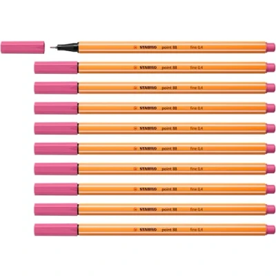Image of STABILO Fineliner point 88 Pack of 10 Heliotrope