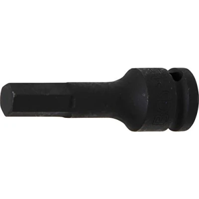 Image of BGS 5481 M12 Impact Bit Socket length 75 mm 12.5 (1/2&quot;) Drive internal Hexagon 12