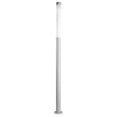 Image of Lyon Outdoor Bollard Lamp Post Grey 230.2cm