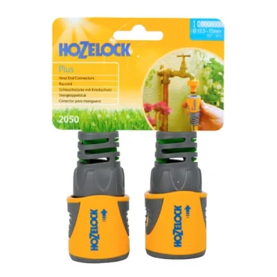Image of Hozelock Set Of 2 Hose End Connector Plus