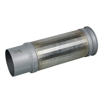 Image of 81152100109 Corrugated Pipe, exhaust system FEBI BILSTEIN 106029 365mm Steel