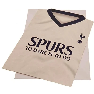 Image of Tottenham Hotspur FC Blank Card Football Soccer T Shirt
