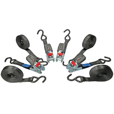 Image of TENSYS 4 Pack 25mm wide Ratchet Lashing System 5m