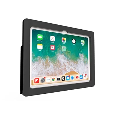 Image of TABcare Anti Theft Acrylic 75x75 100x100 VESA Case for Apple iPad 10 10.9&quot; Tablet (Black, 10.9&quot;)