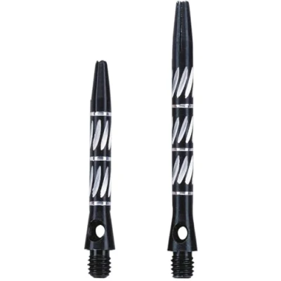 Image of Unicorn World Champion Dart Shafts Anodised Aluminium Alloy Short 34.9 mm Black 3 Stems