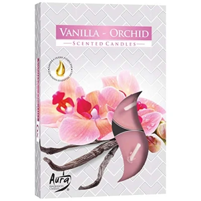 Image of Bispol Scented Tealights 6 Pcs Vanilla Orchid