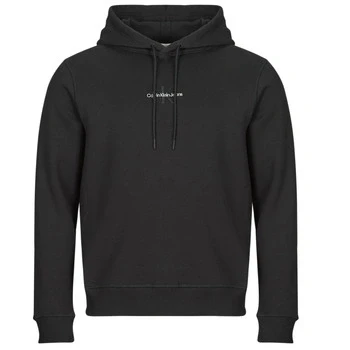 Image of Calvin Klein Jeans Monologo Hoodie Hoodie, Men&#039;s, Size: Small, Black