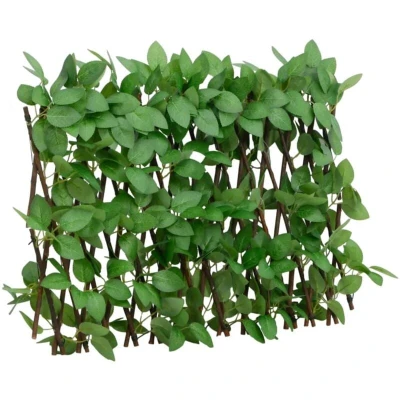 Image of vidaXL Artificial Ivy Trellis Expandable Green 180x30 cm