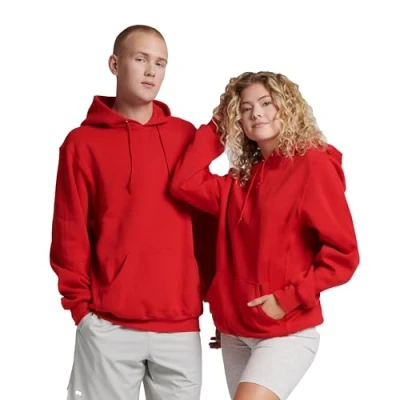 Image of Russell Athletic Men&#039;s Dri Power Pullover Fleece Hoodie, Cardinal, Medium