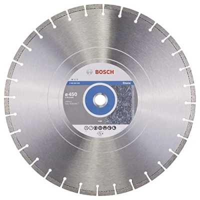 Image of Bosch Professional 1x Diamond Cutting Disc Standard for Stone (for Concrete, Stone, Granite, Ø 450 x 25,40 3,6 10 mm, Accessories Table Saws, Petrol Saws)
