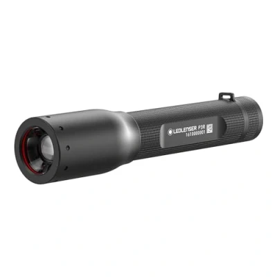 Image of Ledlenser P3R mini torch LED, 140 lumens, focusable, rechargeable, 100m long distance beam, up to zu 6h runtime, Lithium battery, incl. charging station and hand strap