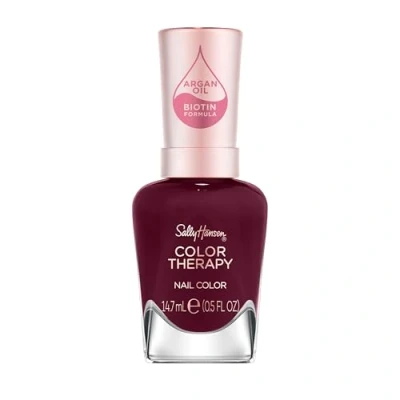 Image of Sally Hansen Colour Therapy Nail Polish Rise and Wine 14.7ml