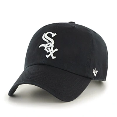 Image of 47 Brand Relaxed Fit Cap MLB Chicago White Sox black