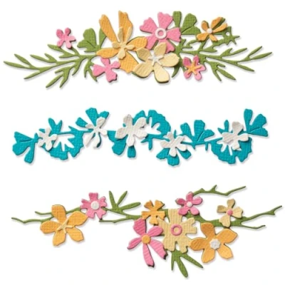 Image of Sizzix Thinlits Die Set Woodland Borders, One Size