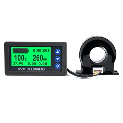 Image of Babal Battery Monitor Hall Coulomb Meter DC 8 100V 200A Lifepo4 Lead Acid Lithium Capacity Display