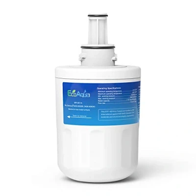 Image of EcoAqua EFF 6011A Fridge Water Filter Compatible with Samsung DA29 00003G, HAFCU1/XAA, HAFIN2/EXP, DA97 06317A, 00003A, 00003B, APP100/1, DA61 00159, SGF DSB20, WSS 1 (1)