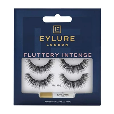 Image of Eylure Fluttery Intense 179 Twin Pack, Black