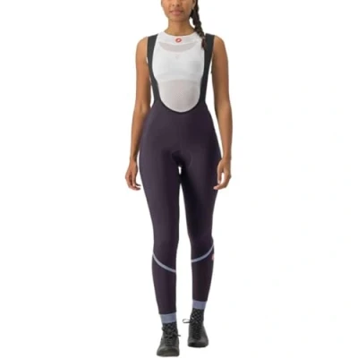 Image of CASTELLI 4522550 513 VELOCISSIMA DT BIBT Tights Women&#039;s DARK NIGHT SHADE Size XS