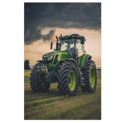 Image of Tractor 1000 Pieces Wooden Jigsaw Puzzle for Adults Puzzles Brain Exercise Challenge High Difficulty Game Gift Kids Children Jigsaws （78x53cm）