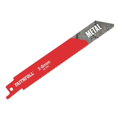 Image of Faithfull SBS922BF Sabre Saw Blades Metal (Pack of 5)