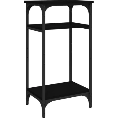 Image of vidaXL Side Table Black 40x30x75 cm Engineered Wood