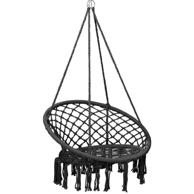 Image of vidaXL Hammock Swing Chair 80 cm Anthracite