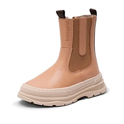 Image of Bisgaard Mila Lamb Fashion Boot, Latte, 6 UK