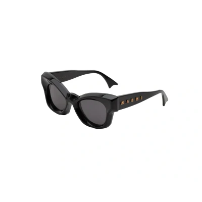 Image of Marni Magneticus Unisex Sunglasses, Size: One Size, Black